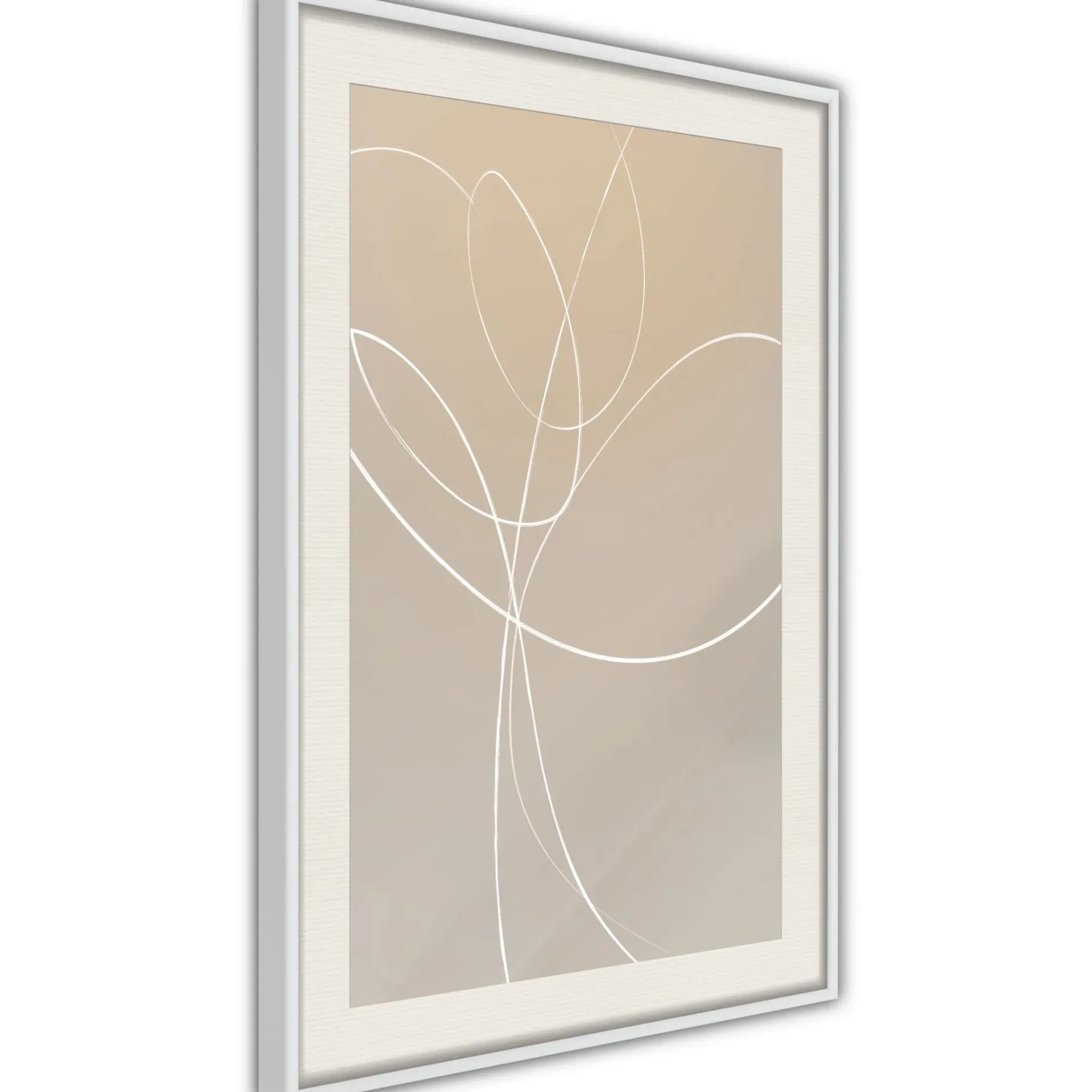 Poster 'White Tulip'
