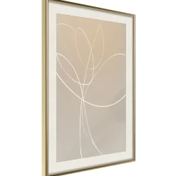 Poster 'White Tulip'