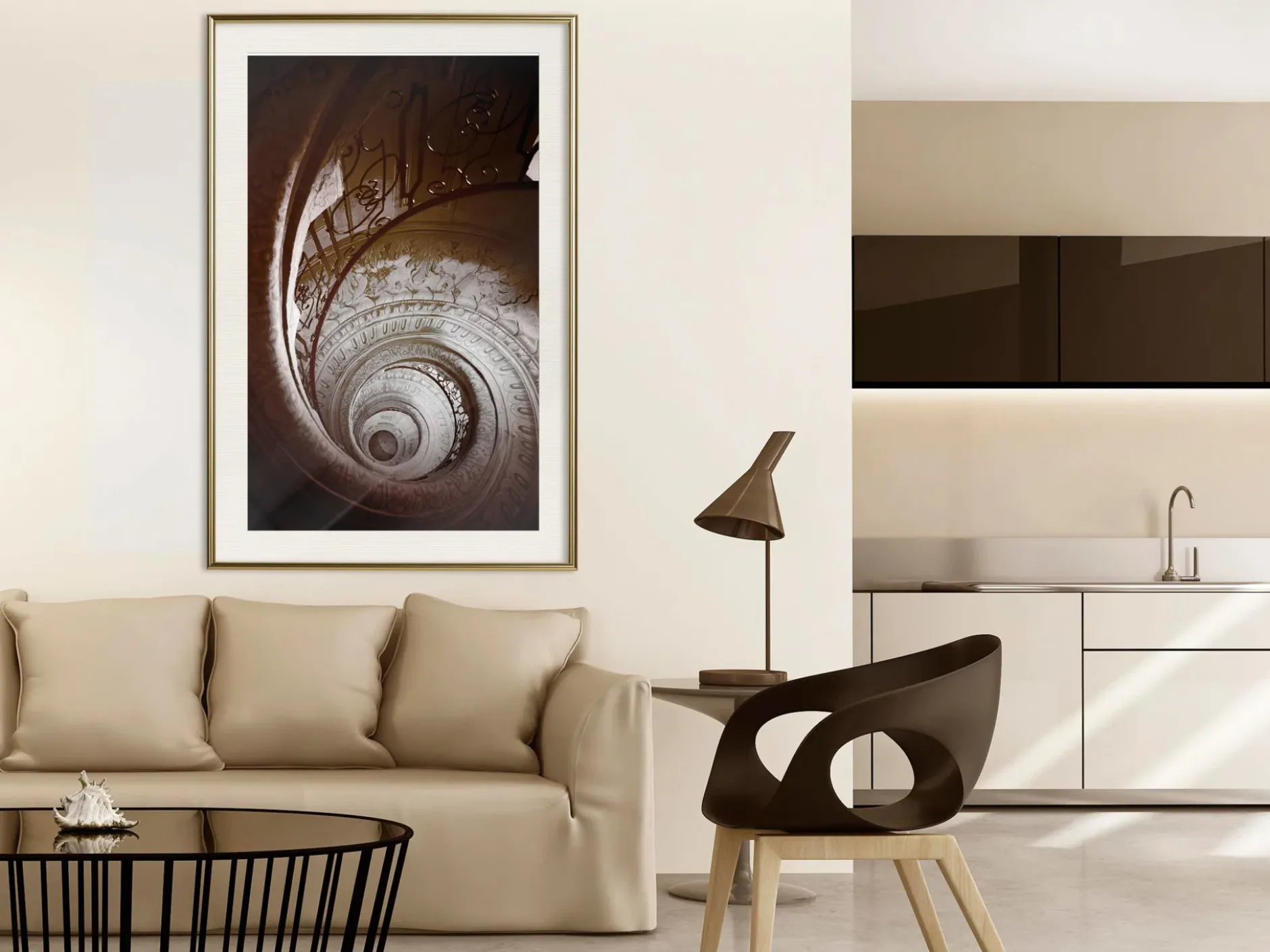 Poster 'Winding Staircase'