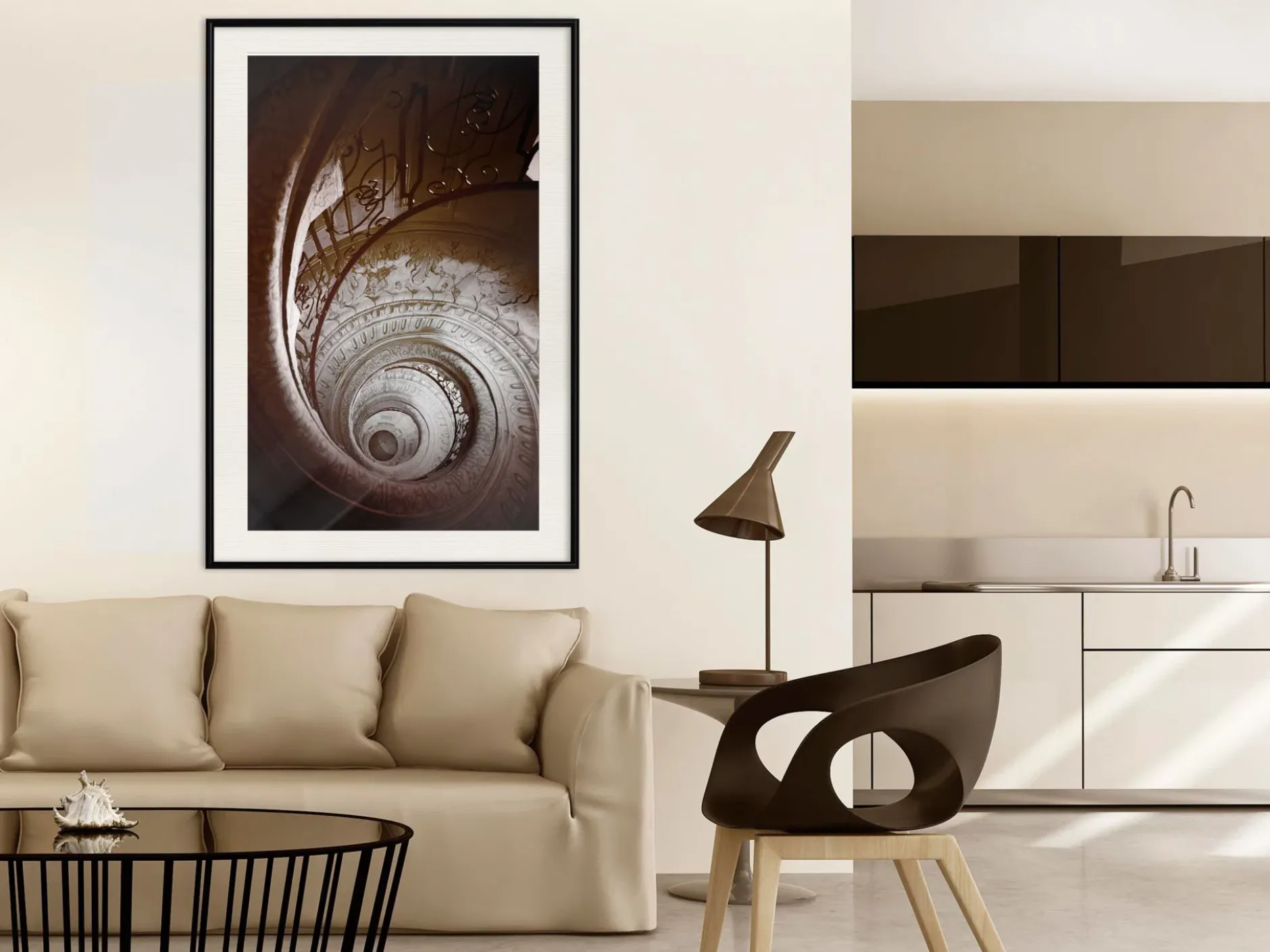 Poster 'Winding Staircase'