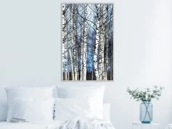 Poster 'Winter Birch Trees'
