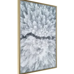 Poster 'Winter Forest From a Bird's Eye View'
