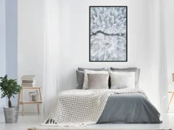 Poster 'Winter Forest From a Bird's Eye View'