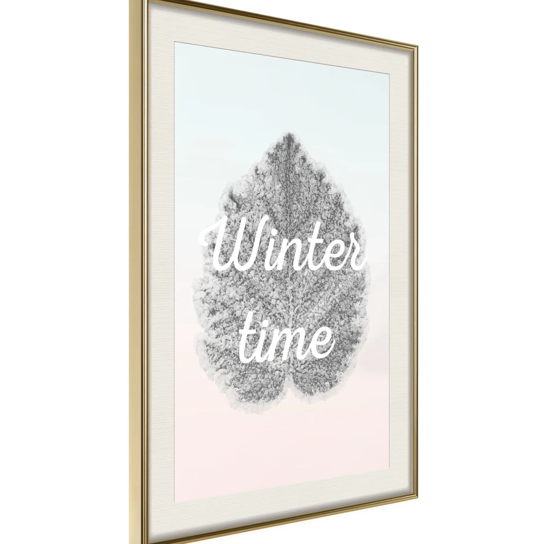 Poster 'Winter Leaf'