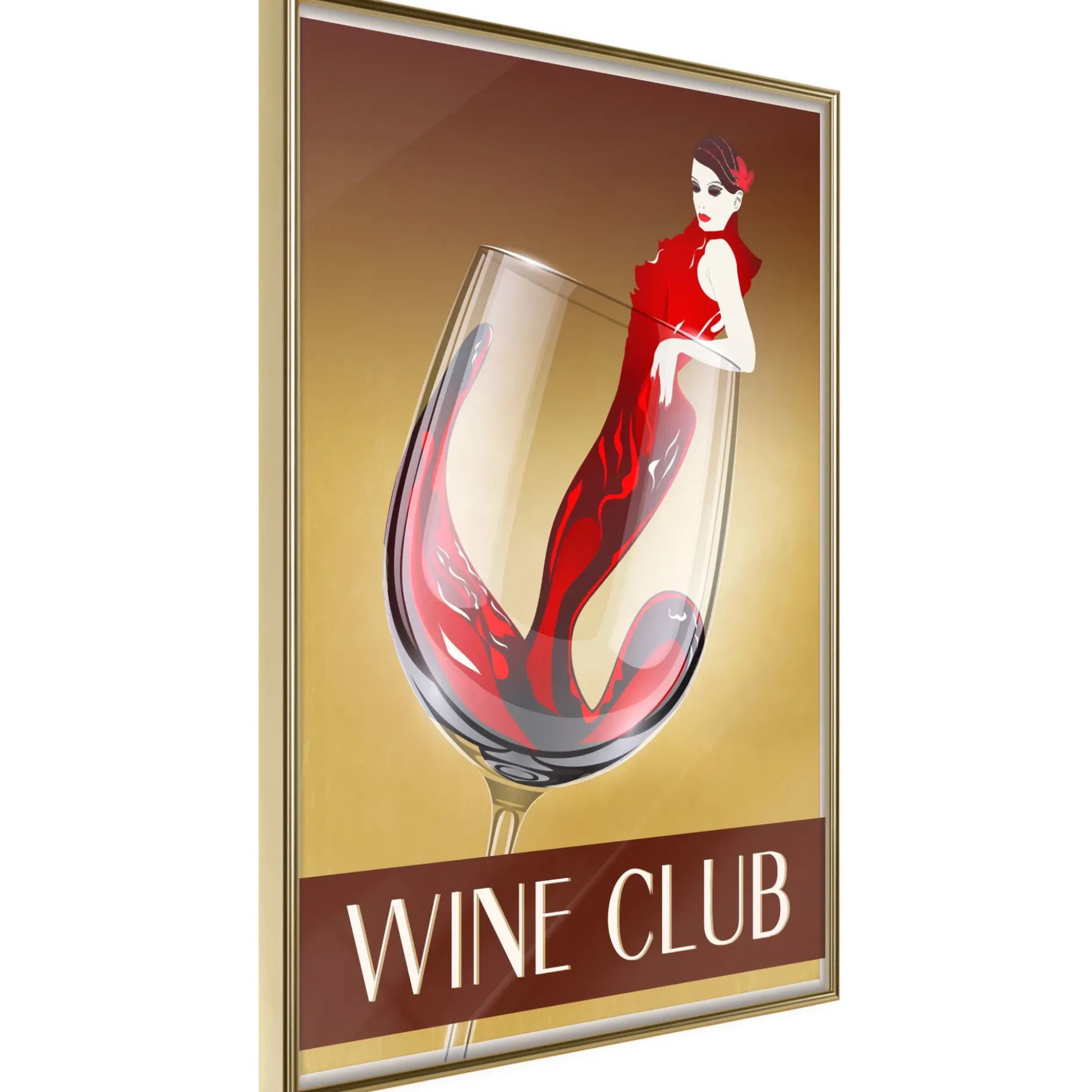 Poster 'Woman is Like a Wine'