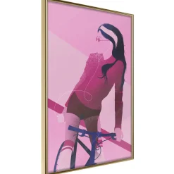 Poster 'Woman on Bicycle'