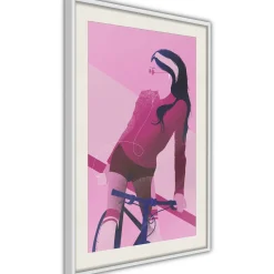 Poster 'Woman on Bicycle'