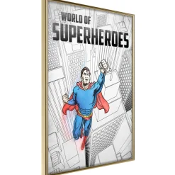 Poster 'World of Superheroes'