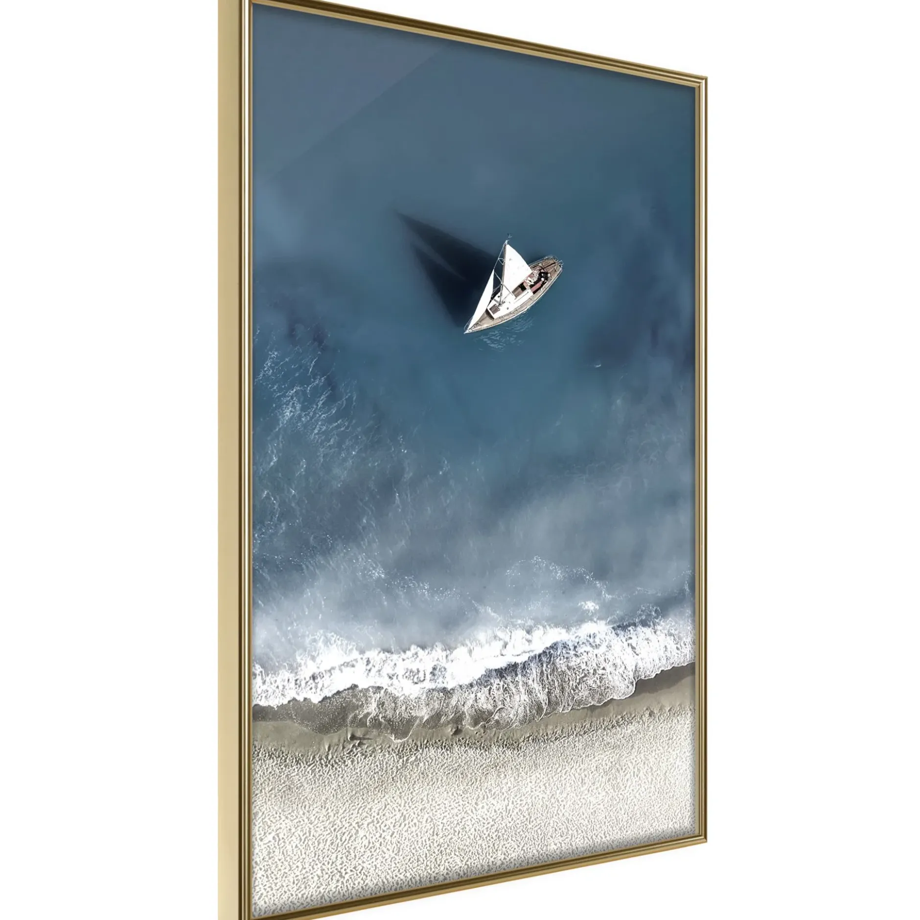 Poster 'Yacht at Sea'