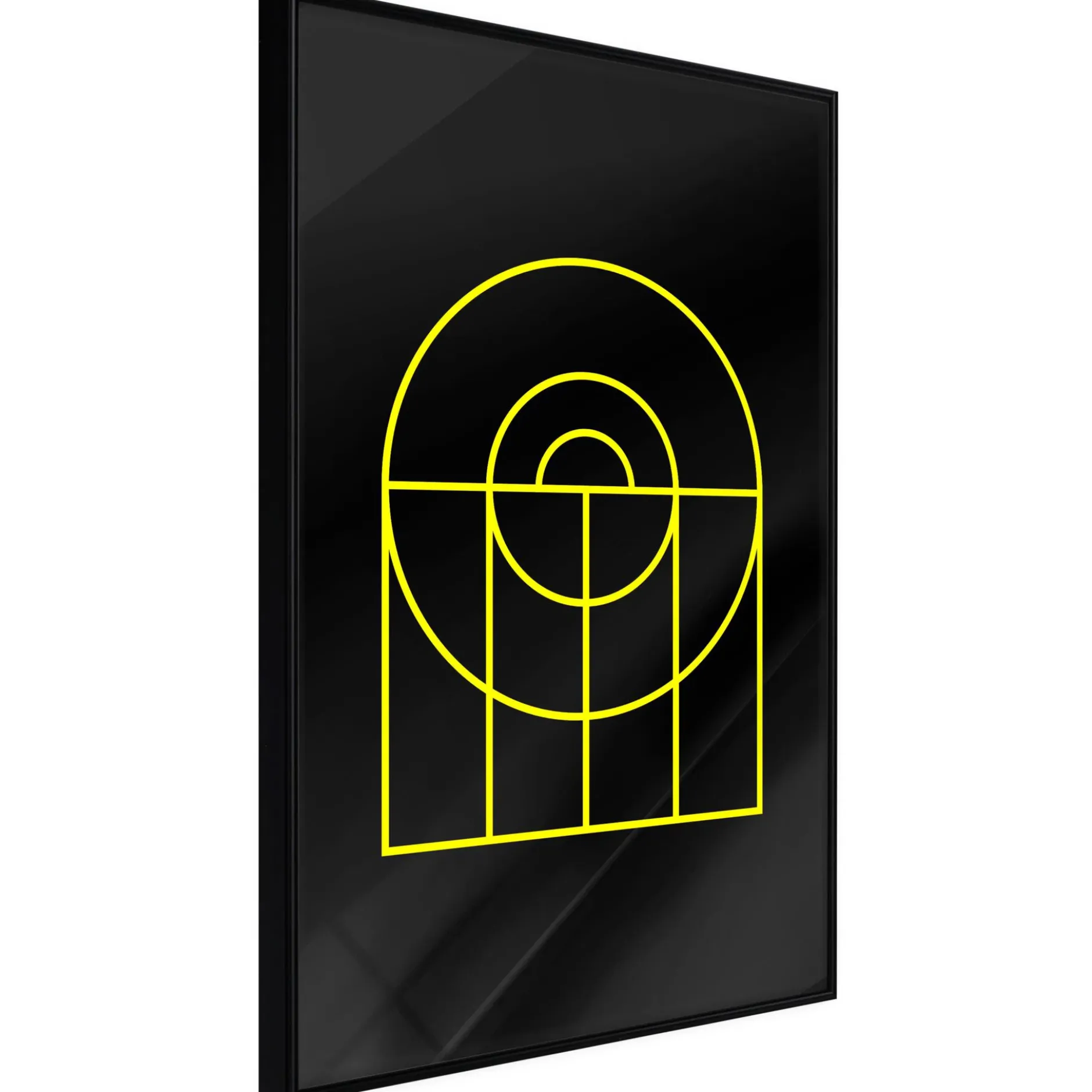Poster 'Yellow Lines'