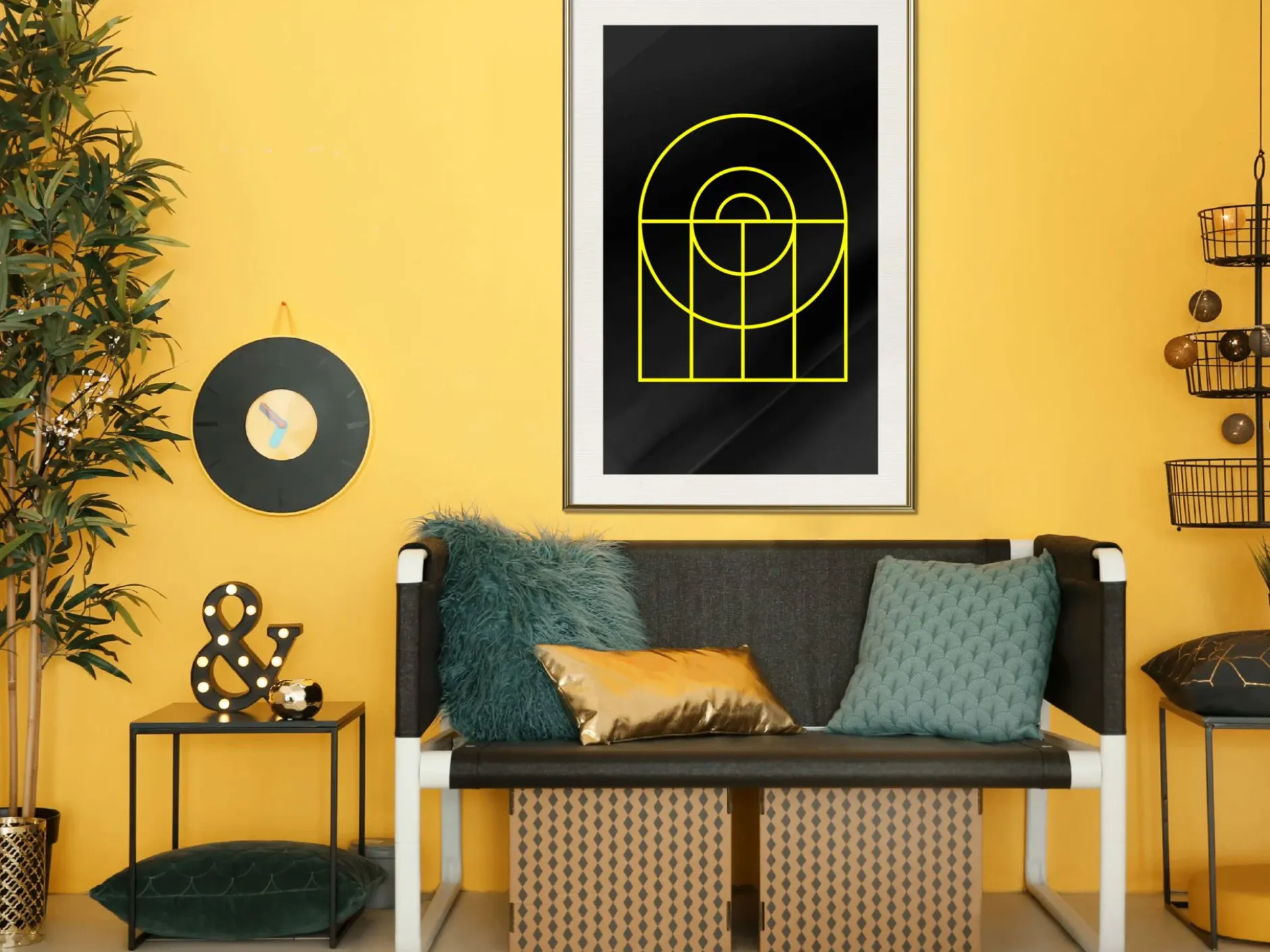 Poster 'Yellow Lines'