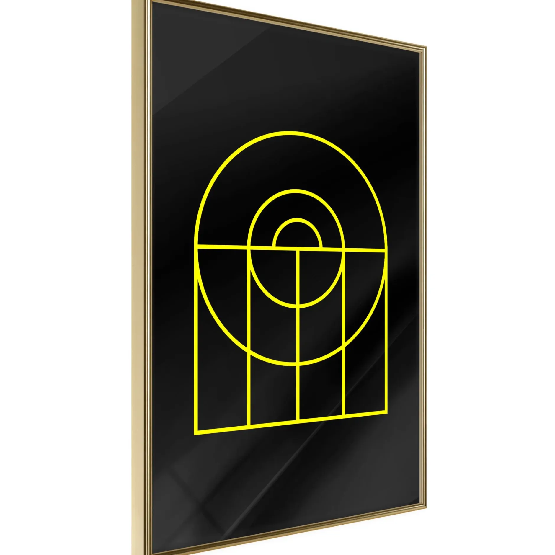 Poster 'Yellow Lines'