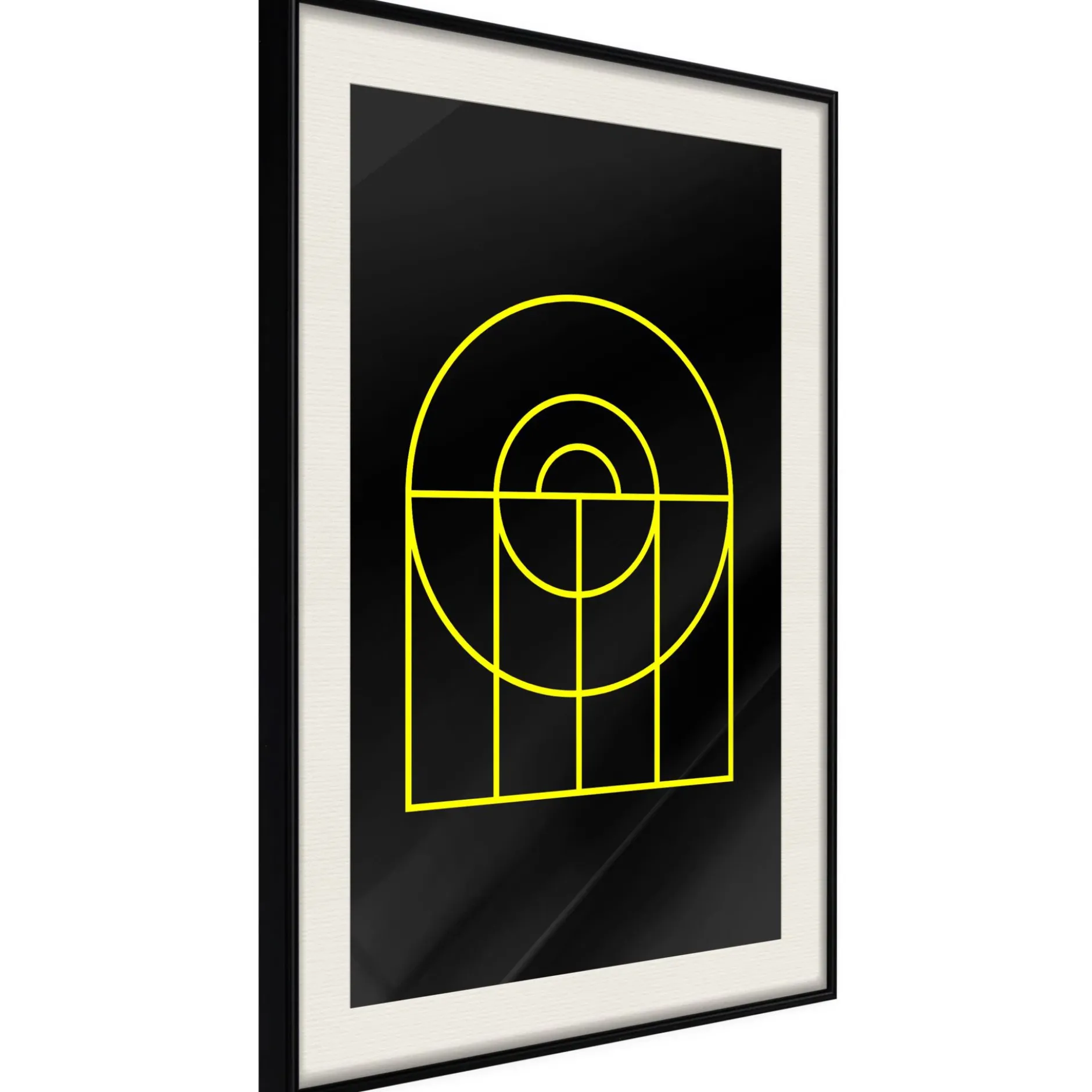 Poster 'Yellow Lines'