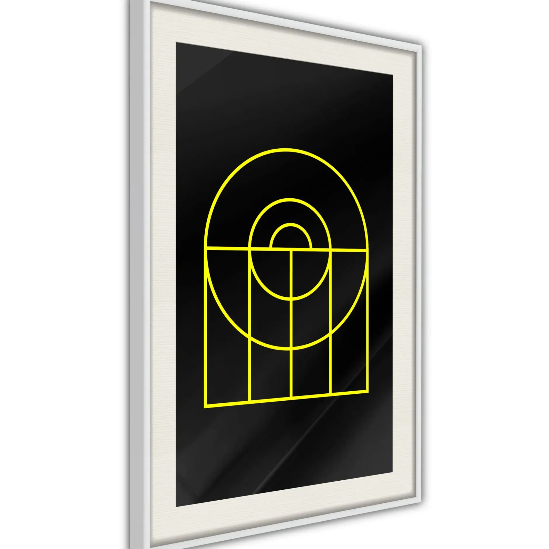 Poster 'Yellow Lines'