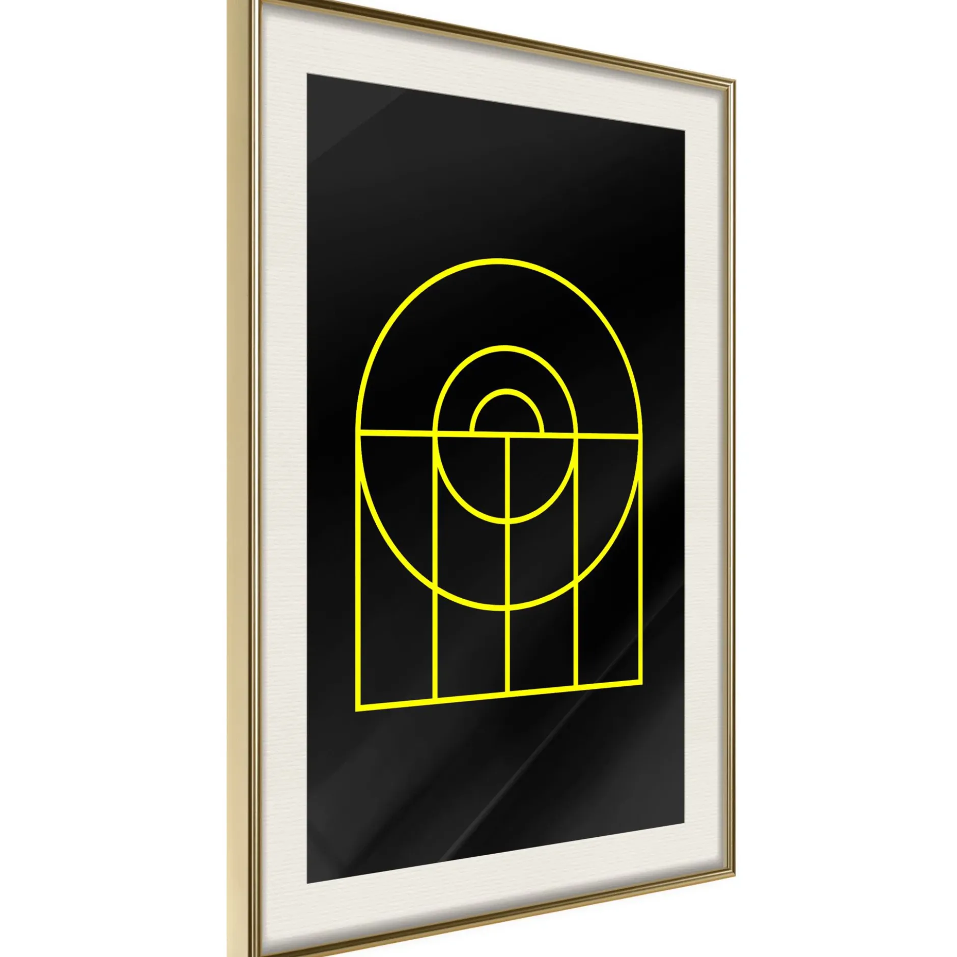 Poster 'Yellow Lines'