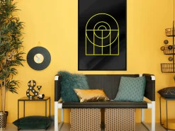 Poster 'Yellow Lines'