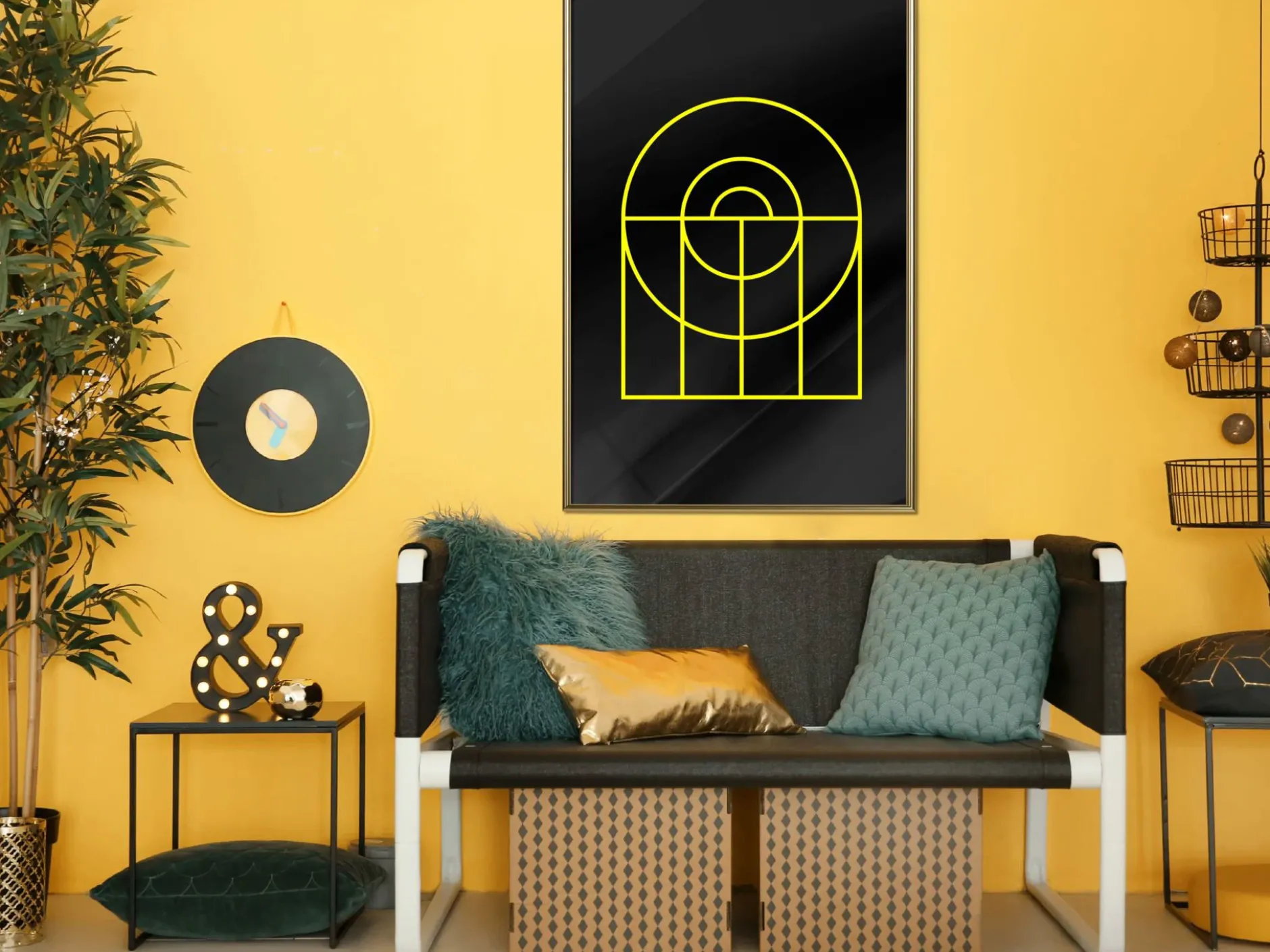 Poster 'Yellow Lines'