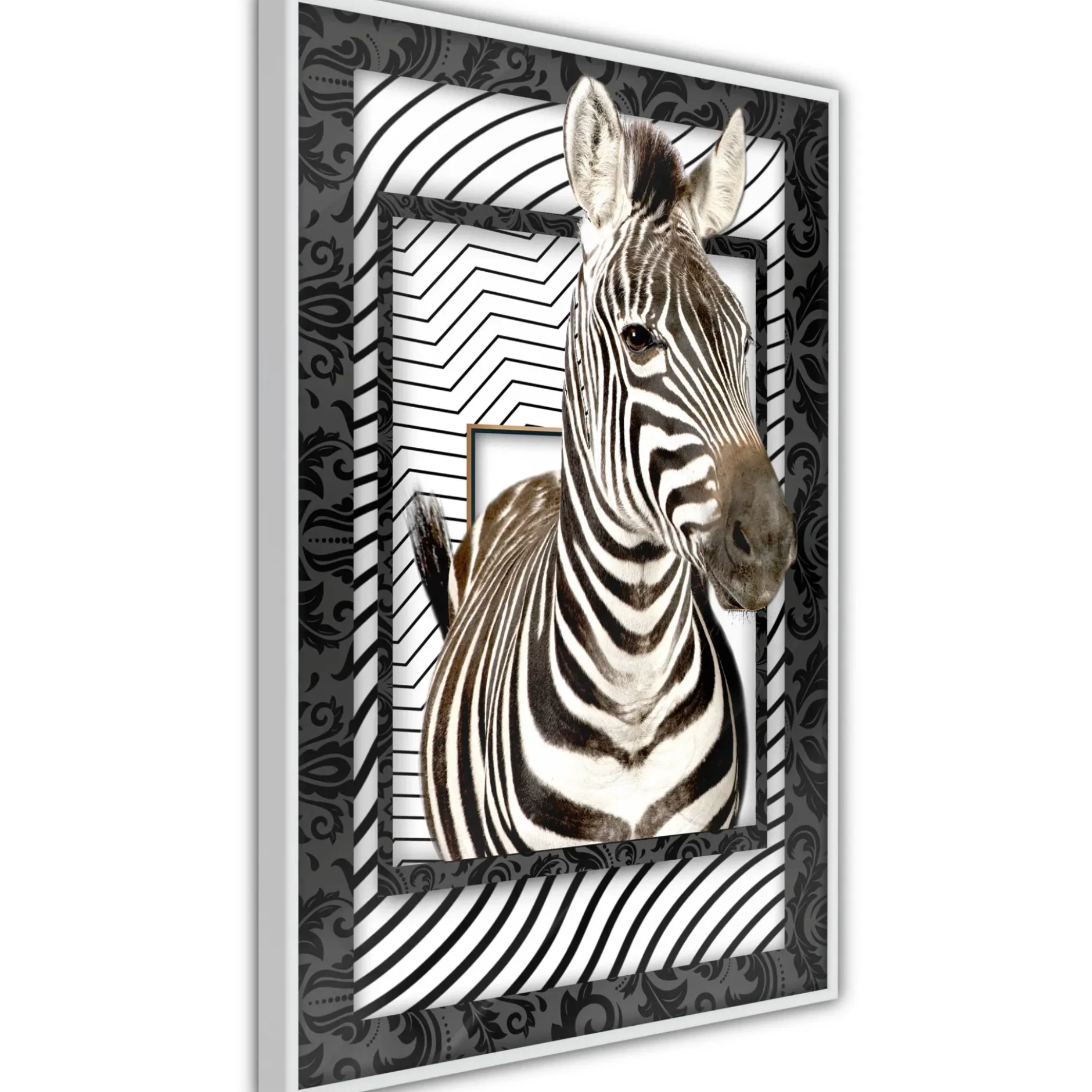 Poster 'Zebra in the Frame'