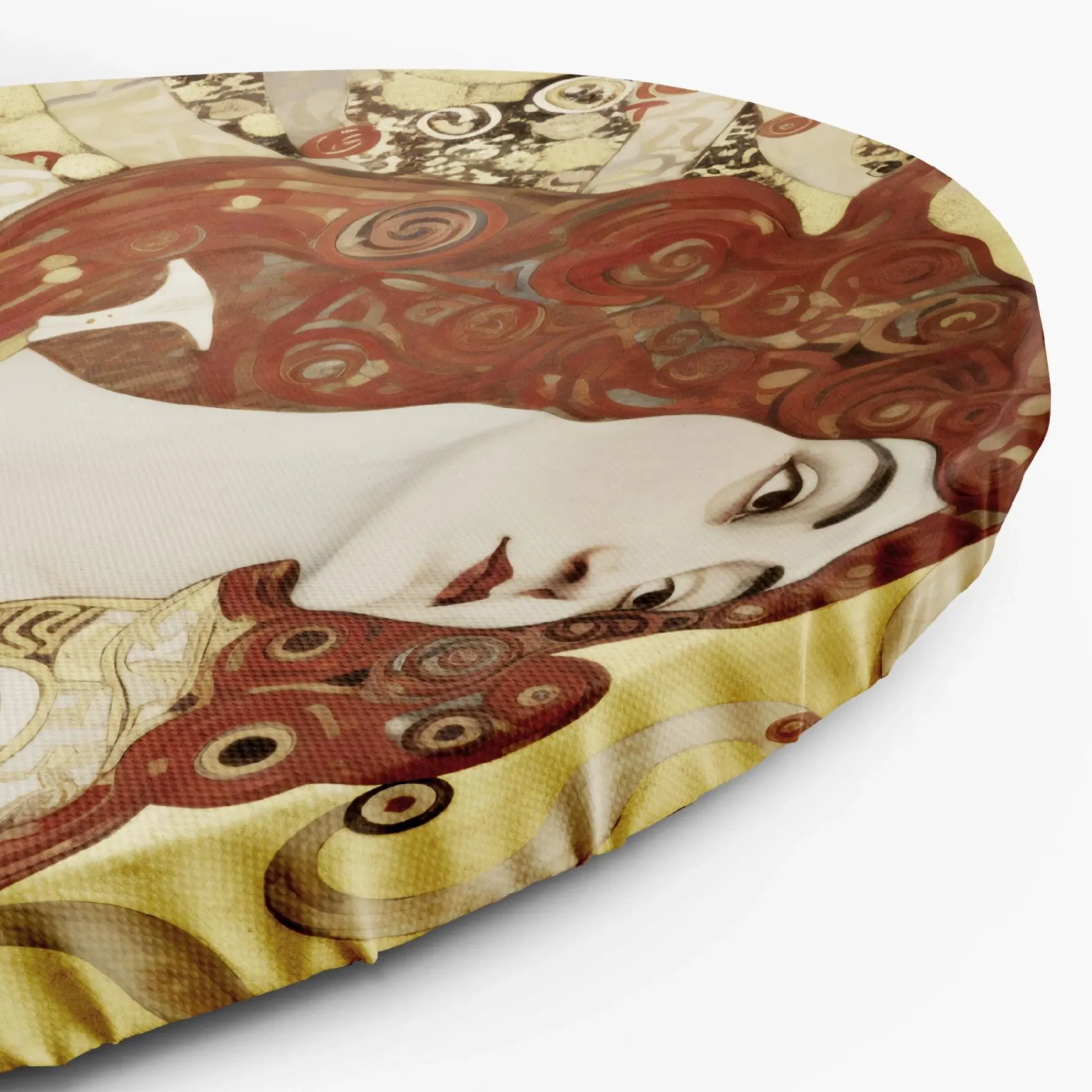 Rundes Bild 'Auburn Elegance'