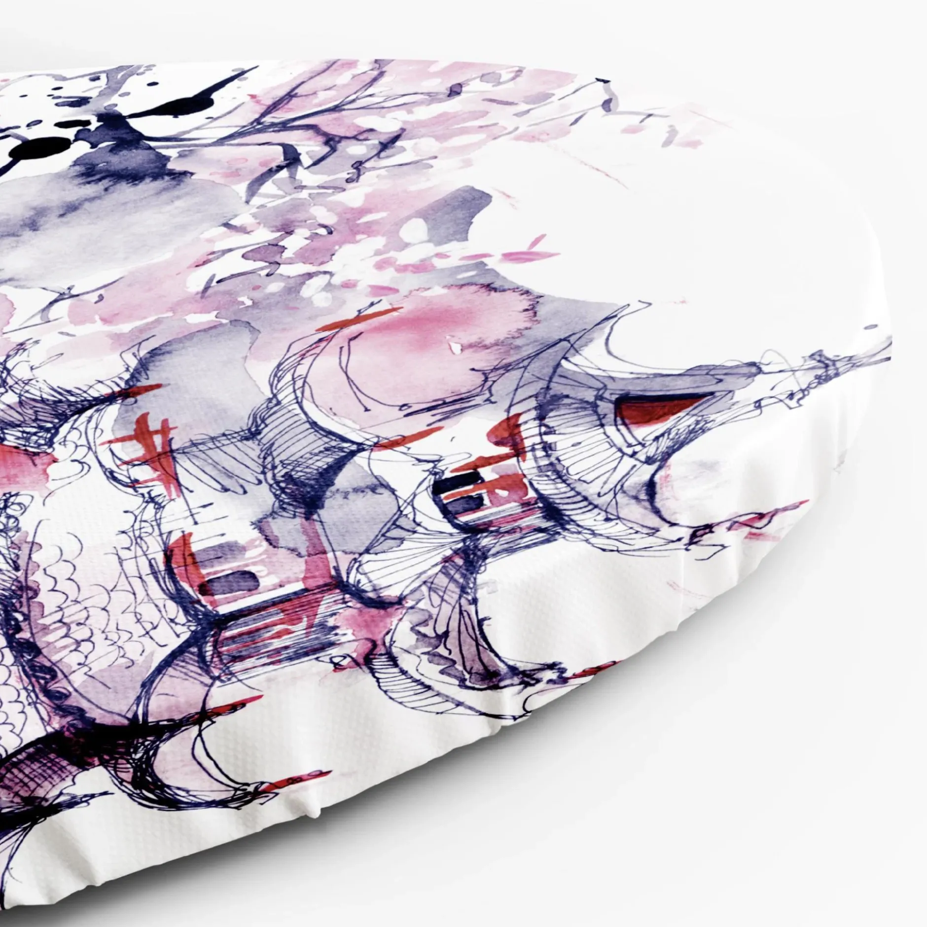 Rundes Bild 'Cherry Ink Tale'
