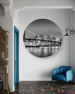 Rundes Bild 'City-light Arch'