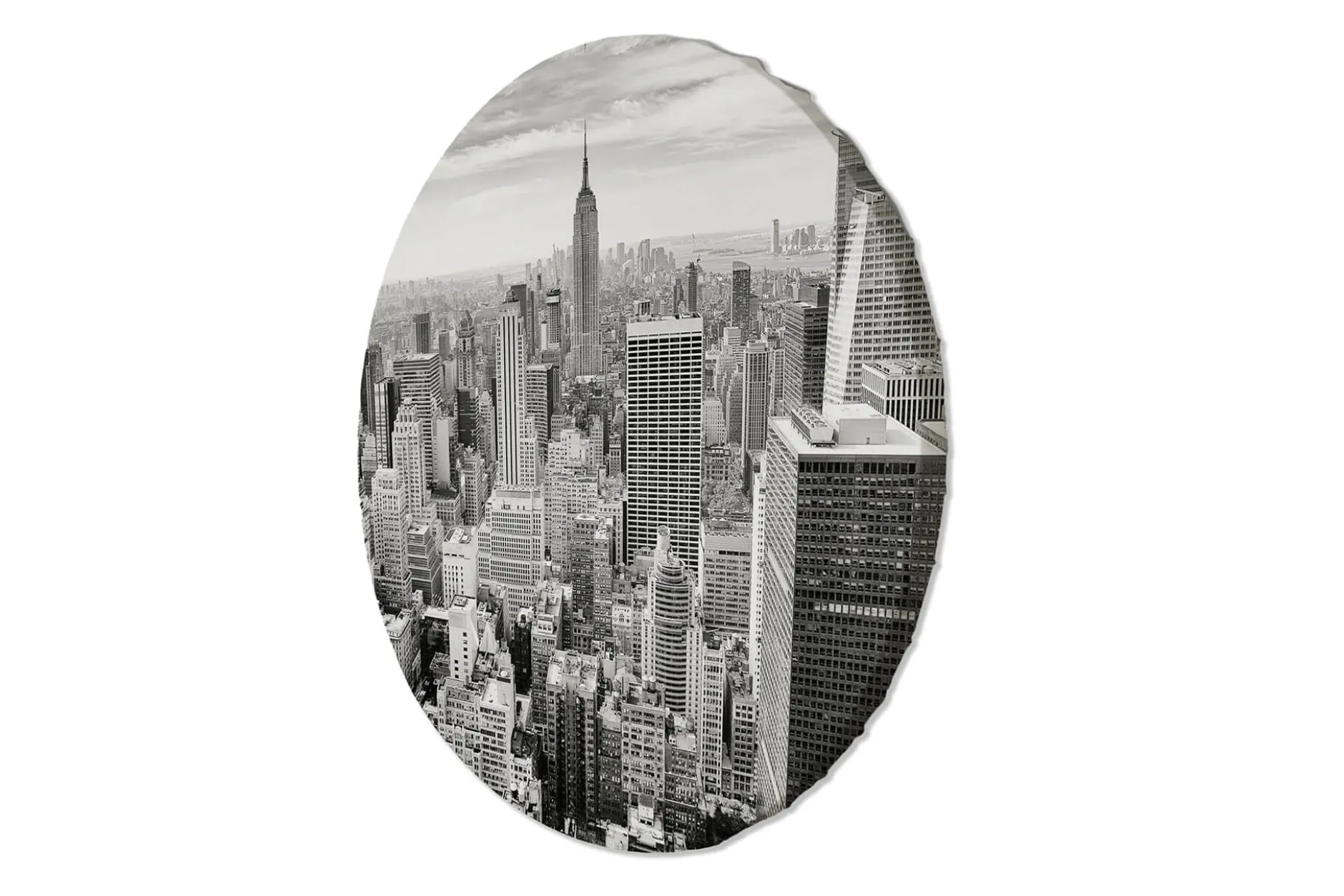 Rundes Bild 'Cityscape Echo'
