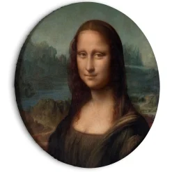 Rundes Bild 'Da Vinci's Mona Lisa'