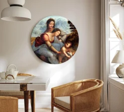 Rundes Bild 'Da Vinci's St. Anne'