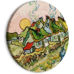 Rundes Bild 'Gogh's Cottages'