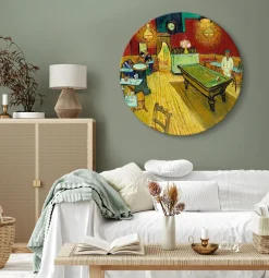 Rundes Bild 'Gogh's Night Café'