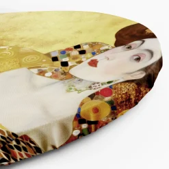 Rundes Bild 'Golden Gaze'