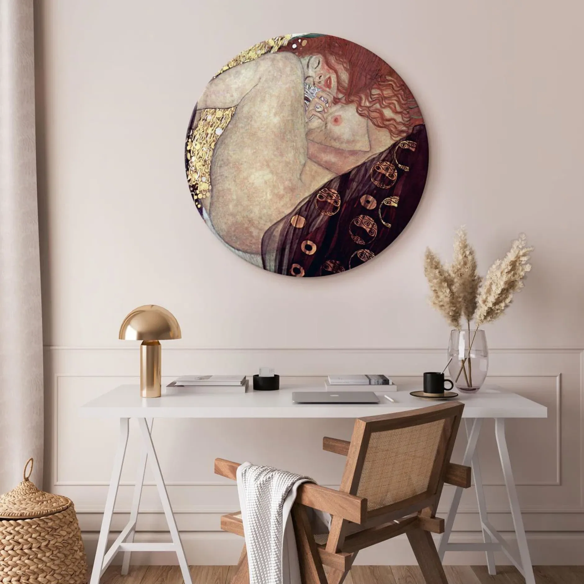 Rundes Bild 'Klimt's Danae'