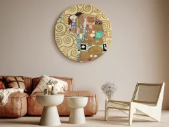 Rundes Bild 'Klimt's Fulfillment'