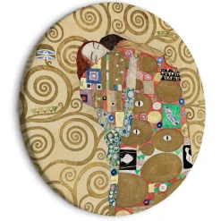 Rundes Bild 'Klimt's Fulfillment'