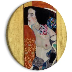 Rundes Bild 'Klimt's Judith II'