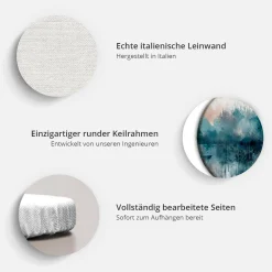 Rundes Bild 'Marc's Blue Horse'
