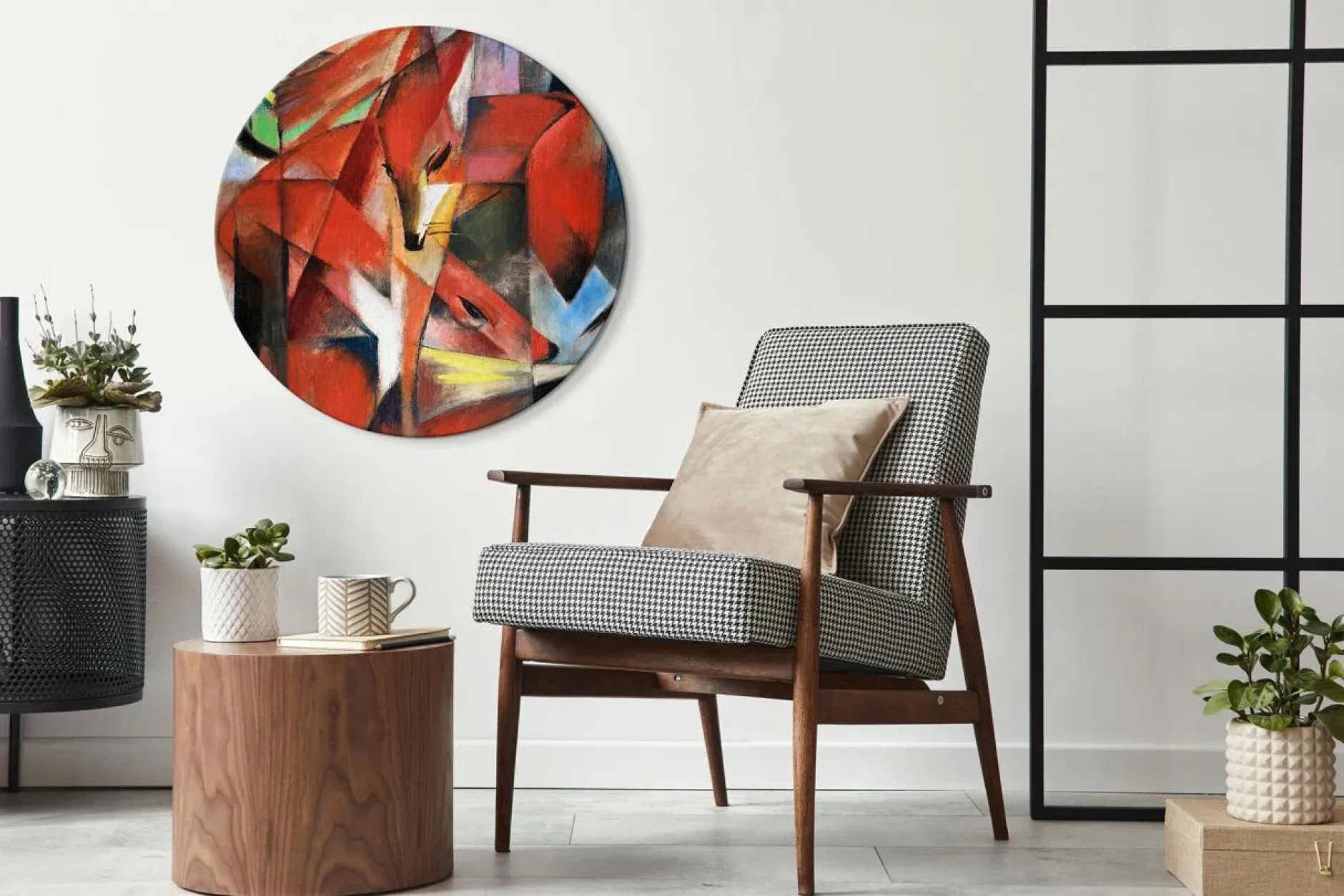Rundes Bild 'Marc's Foxes'