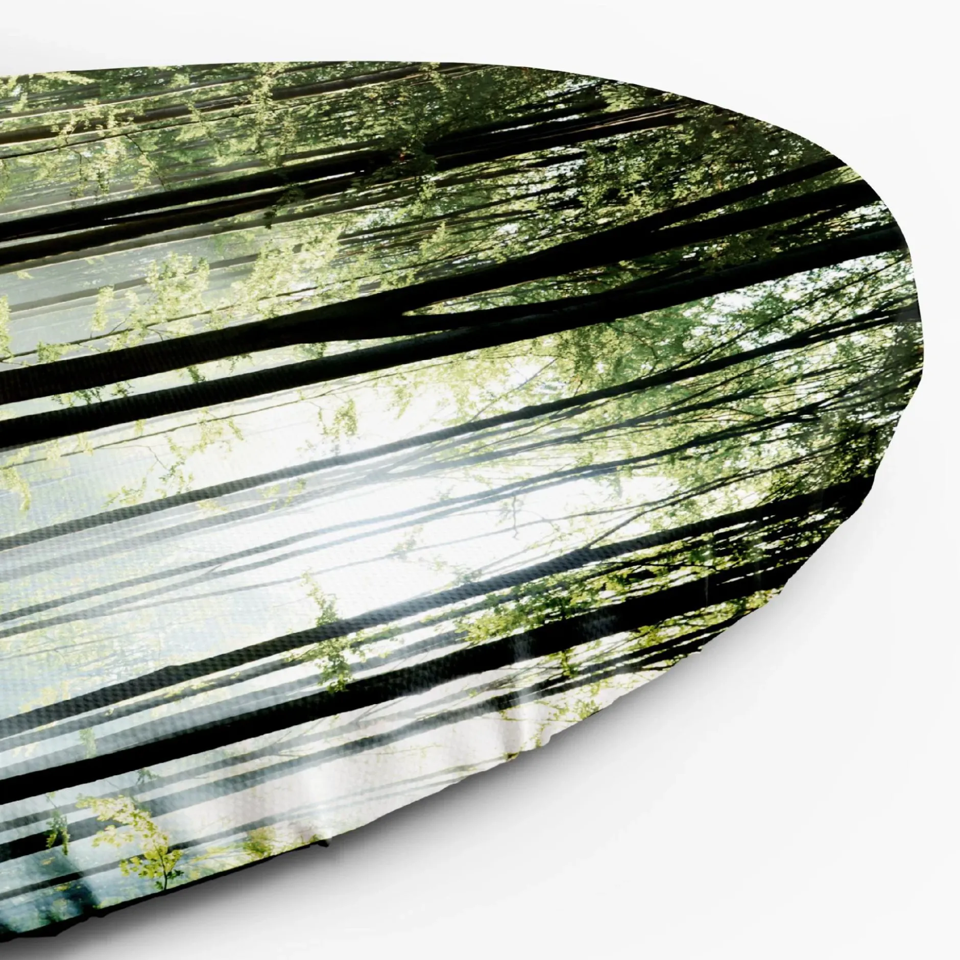 Rundes Bild 'Misty Woodland'