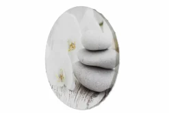 Rundes Bild 'Peaceful Stones'