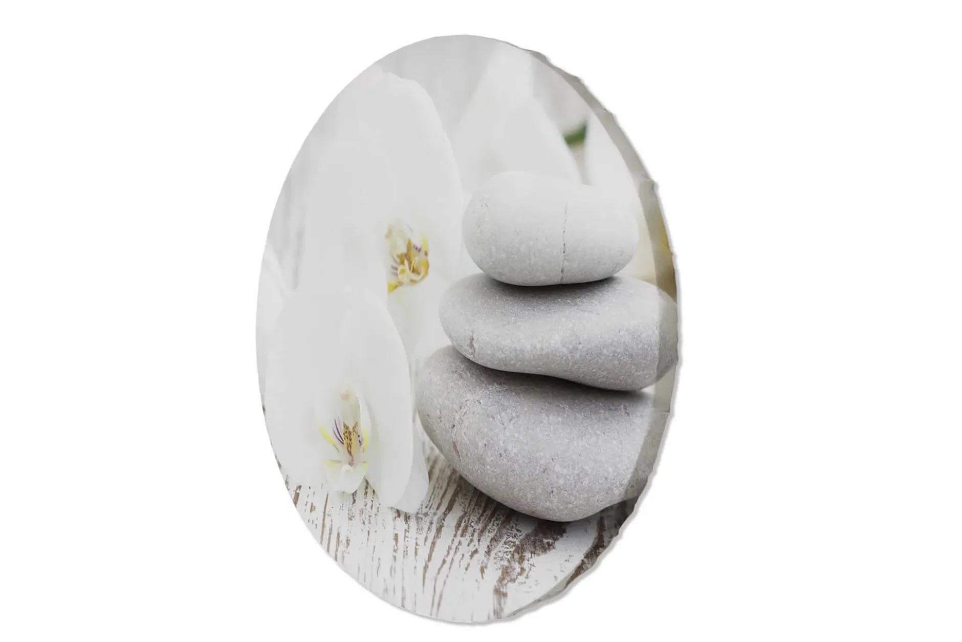 Rundes Bild 'Peaceful Stones'