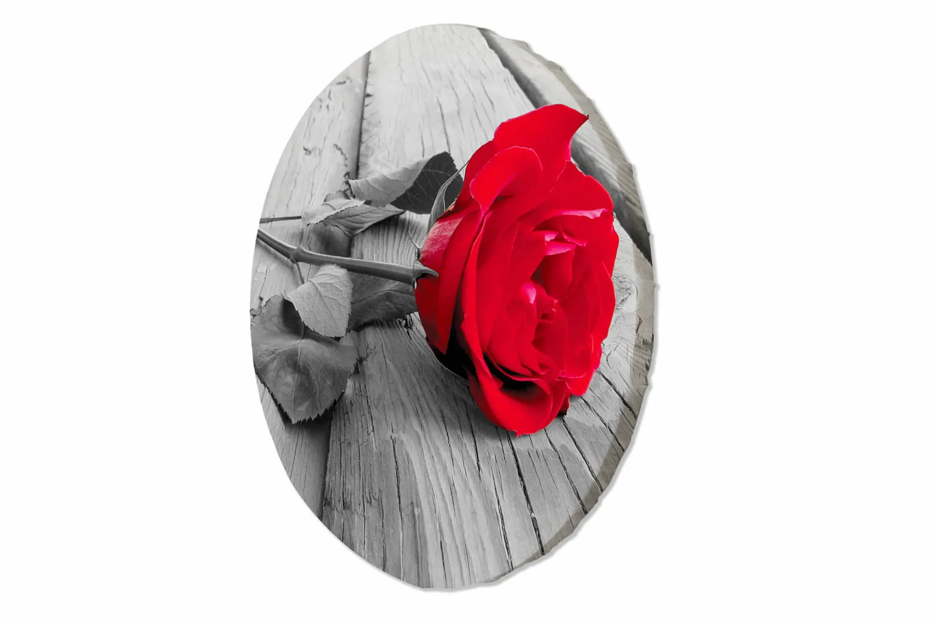 Rundes Bild 'Scarlet Solace'