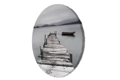 Rundes Bild 'Silent Harbor'