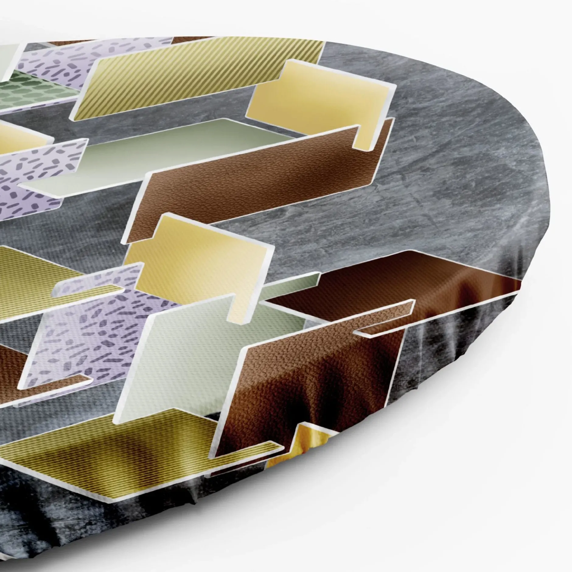 Rundes Bild 'Textured Mosaic'