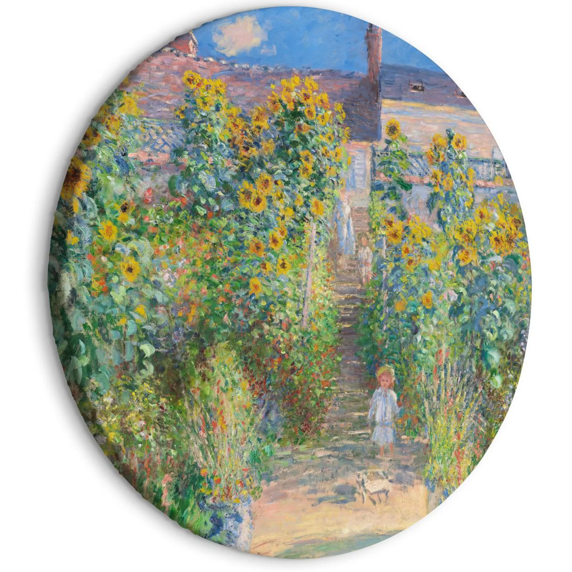 Rundes Bild 'Vétheuil Garden'