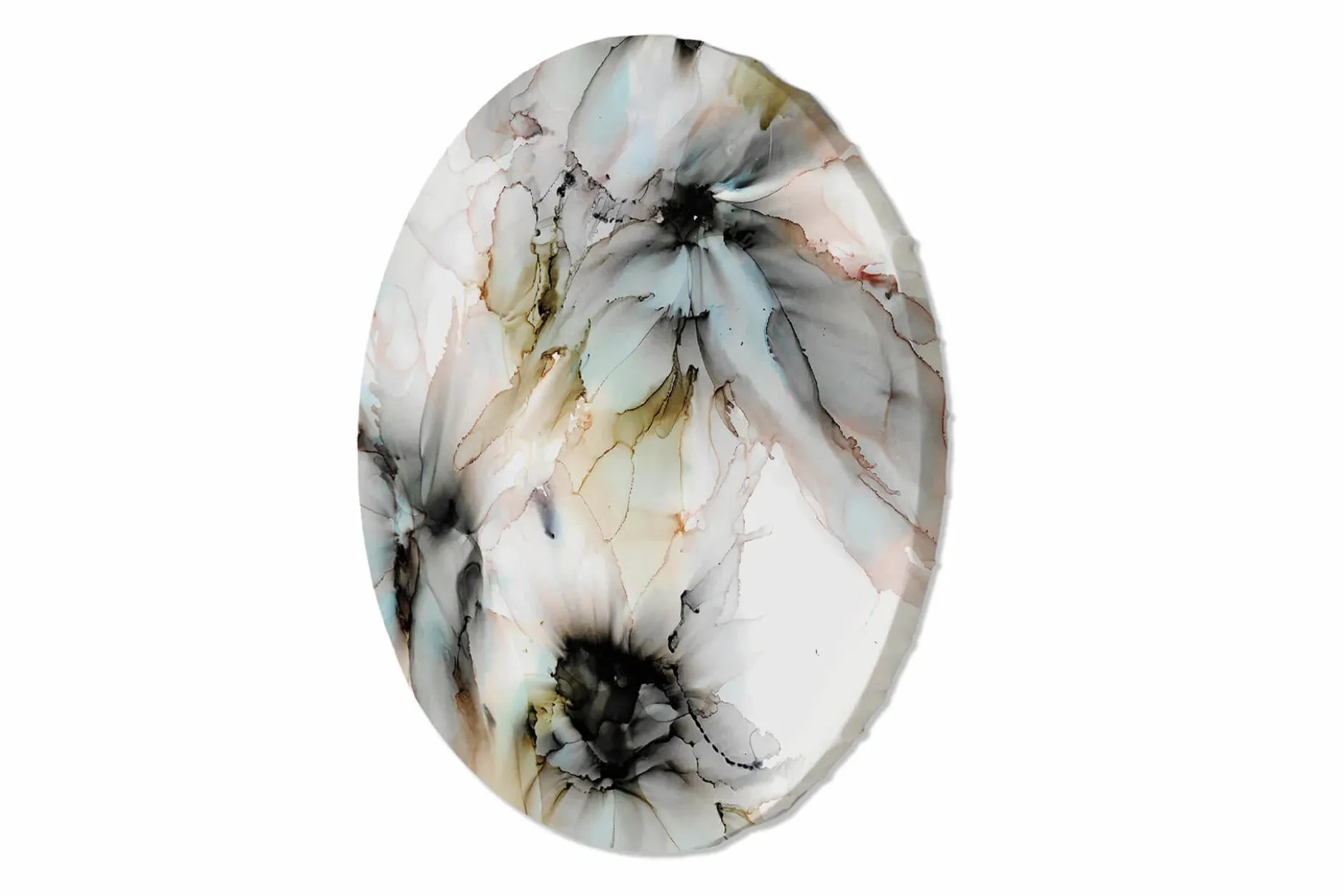 Rundes Bild 'Whisper Blooms'