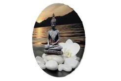 Rundes Bild 'Zen Dusk Calm'