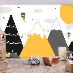 Selbstklebende Tapete 'Adventure in the Mountains'