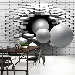 Selbstklebende Tapete 'Another Brick In The Wall'