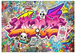 Selbstklebende Tapete 'Art in the Street'
