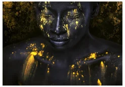 Selbstklebende Tapete 'Bathed in Gold'